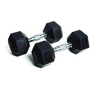 AMAYA SPORT Mancuernas Hexagonales. Set 2 Unidades - Juego Completo DE 1 a 12,5 KG