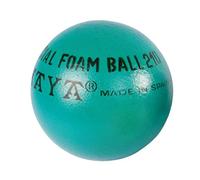 AMAYA SPORT Pelota Foam Recubierta Piel, Ø 210 mm, Pelota Juego y Deporte para Niños (Verde)