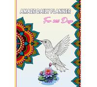 "Amaze Daily Planner ,Your Ultimate Productivity Partner - 365 Days of Focus and Clarity": Balance Work, Study, and Life - All-in-One Daily Planning Solution.