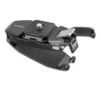 AMAZEAR Clip de Mochila Mejorado para cámara réflex Digital Osmo Pocket 3/4, Correa de Bolsa de operación con una Sola Mano, Clip de cinturón con Soporte Placa liberación rápida para Canon Nikon Sony