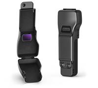 AMAZEAR Funda protectora de pantalla para DJI Osmo Pocket 3, accesorios DJI Pocket3, tapa de lente de cámara DJI Pocket3, funda rígida con forro suave, diseño compacto, apertura y cierre rápido, Negro