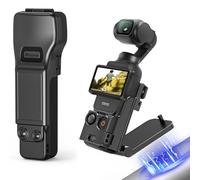 AMAZEAR Soporte de montaje magnético y cubierta protectora de lente de cardán para DJI Osmo Pocket 3, accesorios mejorados Pocket3, soporte magnético superfuerte con ventosa