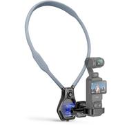 AMAZEAR Soporte Magnético de Cuello para DJI Action 5 Pro & OSMO 360 /insta360 X4 air: Montaje Cómodo en Pecho, POV Manos Libres para GoPro Hero 13/Insta360 Ace Pro, Ideal para VLOG en Primera Persona