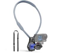 AMAZEAR Soporte Magnético de Cuello para dji Action 5 Pro & OSMO 360 (Próximo): Montaje Cómodo en Pecho, POV Manos Libres para GoPro Hero 13/Insta360 Ace Pro, Ideal para VLOG en Primera Persona