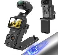 AMAZEAR - Soporte magnético para dji Osmo Pocket 3, Accesorio Pocket3, Adaptador de extensión magnético, Soporte de Carcasa de succión imán en Escritorio, Superficie Vertical, Ajustable a 180°