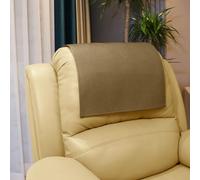 AmazeCov Funda antideslizante para reposacabezas de muebles, protector de reposacabezas de piel sintética para silla reclinable, funda protectora de vinilo para sofá, funda de asiento de teatro para