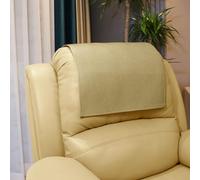 AmazeCov Funda antideslizante para reposacabezas de muebles, protector de reposacabezas de piel sintética para silla reclinable, funda protectora de vinilo para sofá, funda de asiento de teatro para