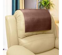 AmazeCov Funda Antideslizante para reposacabezas de Muebles, Protector de reposacabezas de Piel sintética para Silla reclinable, Funda Protectora de Vinilo para sofá, Funda de Asiento de Teatro para