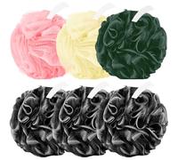 Amazerbst lufa, esponja de lufa para mujeres y hombres, juego de 6 esponjas de lufa para ducha