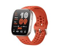 Amazfit Bip 6 Reloj inteligente 46 mm, batería de 14 días, pantalla AMOLED 1,97", GPS, mapas, IA, llamadas y mensajes de texto por Bluetooth, rastreador sueño, 140+ modos de entrenamiento, 5 ATM, Rojo