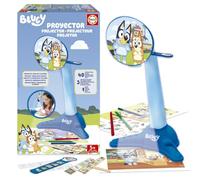 Amazfit Educa - Proyector Dibujos Bluey | Proyector para Niños con 40 Diapositivas | Ceras de Colores y Lápiz | Proyector Infantil Personajes Bluey | Juguete Creativo 5 años (20109)
