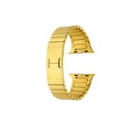 Amazfit GTR 3 Correa Metal Diseño De Rayas Clip KRD82 Oro | Color: negro