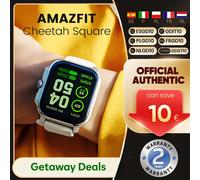 Amazfit-reloj inteligente Cheetah Square, pulsera con GPS de doble banda, control del ritmo cardíaco, control del Modo deportivo, 44mm, más de 150 Cheetah Square