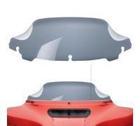 Amazicha - Parabrisas ondulado de 7" color humo compatible con Harley Davidson Touring Street Glide/Electra Glide/Ultra Limited/Tri Glide FLHT FLHX FLHXS FLHTK (tintado)