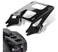 Amazicha Soporte Desmontable para Equipaje de Dos Unidades, Color Negro, Compatible con Harley Davidson Touring Street Glide/Electra Glide/Road Glide/Road King 2014-2022