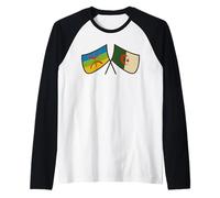 Amazigh Argelia Bandera Bereber Orgullo Argelino Tamazgha Argelia Camiseta Manga Raglan