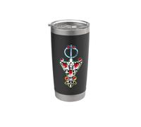 AMAZIGH ART LA LUZ DE MI CULTURA KABYLE Vaso térmico de acero inoxidable de doble pared