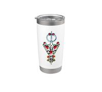 AMAZIGH ART LA LUZ DE MI CULTURA KABYLE Vaso térmico de acero inoxidable de doble pared