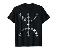 Amazigh Símbolo Bereber Tifinagh Tatuaje Arte Kabyle Diseño Camiseta