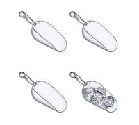 Amazing Abby-ELSA-Scolle di ghiaccio in plastica da 5 once (set di 4) Scolle di utilitΰ in plastica BPA senza frantumi alimentari a prova di rotta pe