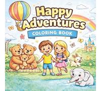 Amazing Adventures Coloring Book for Kids: 40 Fun Pages of Animals, Nature, Fantasy Worlds, Space, Underwater Scenes & Creative Adventures for Kids Ages 3-8
