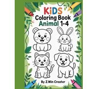 Amazing Animals Coloring Book for Kids 3-6: Fun Animal Pictures to Color for Children Ages 3-6