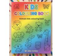 Amazing Animals Coloring Book: Fun Animal Illustrations for Kids Ages 3-6 to Color and Explore