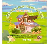 Amazing Animals, Nature Coloring & Activity Book for Kids With Kids "Thank you" Card for Ages 2-8: Fun Coloring Pages, Mazes, Dot-to-Dot, Word ... Gift for Boys and Girls | 70+ Animal Activity