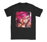 Amazing Arcane Vi Game Violet Character Movies T-Shirt Black L