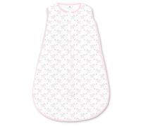 Amazing Baby by SwaddleDesigns, Saquito de Dormir de Algodón con Cremallera de 2 Vías, Pequeña Cebra, Rosado, Grande, 12-18 Meses