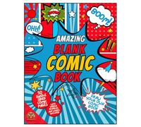 Amazing Blank Comic Book: Create Your Own Comics: 50 Single Sided Comic Book Pages Suitable for Markers and Pens