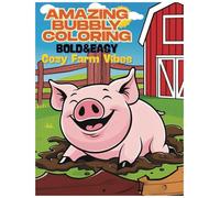 Amazing Bubbly Coloring Bold&Easy Cozy Fram Vibes: Coloring Book for Toddlers and Preschool Kids