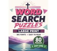 Amazing Christian Word Search Large Print: 80 Easy Bible Word Search Puzzles with Big Fonts for Adults and Seniors (Bible Series)