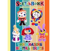 Amazing Cir-cus Sketchbook For Kids, Teens & Adults: A Cool Blank Paper Composition Notebook | Thick 100 Pages For Writing And Note | 7.5 X 9.25 Inches