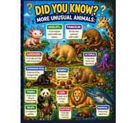 Amazing DID YOU KNOW? Animal Facts: A creative coloring book packed with unusual creature facts to learn while having fun!