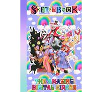 Amazing Digital's Circus SketchBook for Fan Teen Men Women Kid: A Cool Notebook for Sketching and Note | Thick 110 Pages Blank Pages for Drawing, ... For Any Occasion in Work Office, Home, School