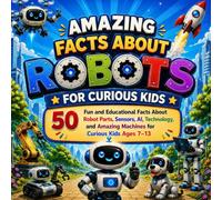 Amazing Facts About Robots for Curious Kids: 50 Fun and Educational Facts About Robot Parts, Sensors, AI, Technology, and Amazing Machines for Curious Kids Ages 7-13