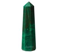 Amazing Gemstone Bloodstone Crystal Towers ~ Obelisco de punto curativo natural para reiki y rejilla (2 a 3 pulgadas)