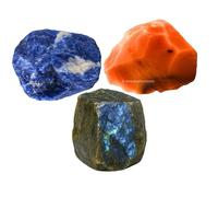 Amazing Gemstone Juego de 6 cristales Piedras Brutas Regalos de astrología para mujeres Regalos de cumpleaños Aniversario Regalos para la madre Padre Piscis Kit De Piedras De Nacimiento Del Zodiaco