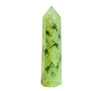 Amazing Gemstone Prehnite Crystal Towers ~ Obelisco de punto curativo natural para reiki y rejilla (2 a 3 pulgadas)