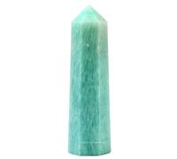 Amazing Gemstone Torres de cristal de amazonita ~ Obelisco de punto curativo natural para reiki y rejilla (2 a 3 pulgadas)
