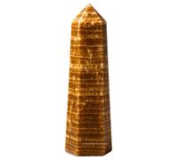 Amazing Gemstone Torres de cristal de aragonita, obelisco de punto curativo natural para reiki y rejilla (2 a 3 pulgadas)