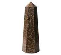 Amazing Gemstone Torres de cristal de broncita ~ Obelisco de punto curativo natural para reiki y rejilla (2 a 3 pulgadas)