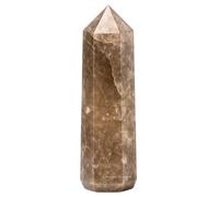 Amazing Gemstone Torres de cristal de cuarzo ahumado ~ Obelisco de punto curativo natural para reiki y rejilla (2 a 3 pulgadas)