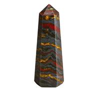 Amazing Gemstone Torres de cristal de ojo de tigre de hierro ~ Obelisco de punto curativo natural para reiki y rejilla (2 a 3 pulgadas)