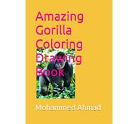 Amazing Gorilla Coloring Drawing Book