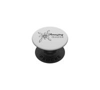 Amazing Grace Christian Floral Faith PopSockets PopGrip Adhesivo