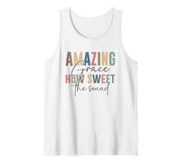 Amazing Grace Qué dulce es el levantamiento del sonido Camiseta sin Mangas