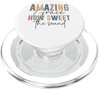 Amazing Grace Qué dulce es el levantamiento del sonido PopSockets PopGrip para MagSafe