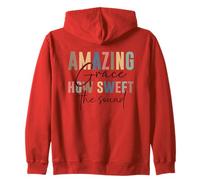 Amazing Grace Qué dulce es el levantamiento del sonido Sudadera con Capucha
